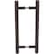 Delaney Hardware 15-3/4 in. Bronze Barn Door Hardware Double Sided Round Pull Handle BD0469 - alternate 1